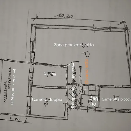 דירה La Casa Colorata Con Vista Borgomaro